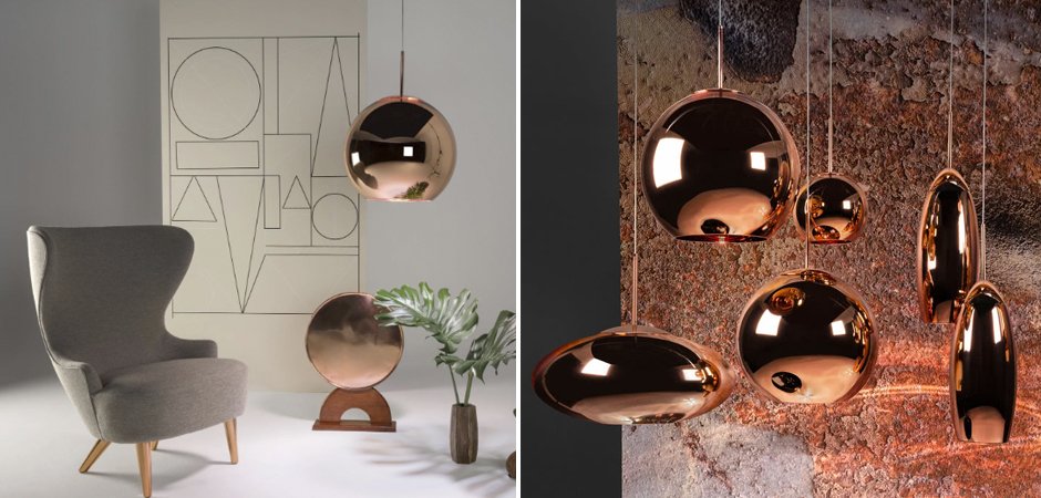 Люстра Tom Dixon Copper Wide Pendant Lamp Люстра Tom Dixon Copper Wide Pendant Lamp - Loft-Concept в Барнауле