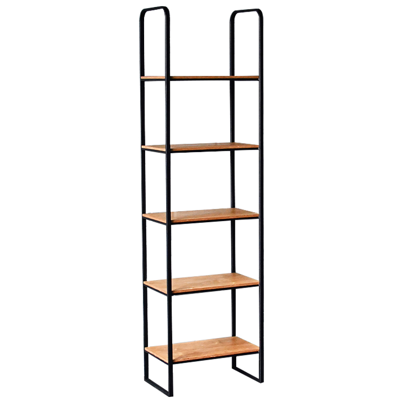 Стеллаж Buster Industrial Metal Rust Rack Древесина Черный Стеллаж Buster Industrial Metal Rust Rack Древесина Черный в Барнауле | Loft Concept