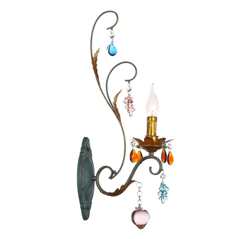 Бра Colored Glass Pendant Sconce Мульти Бра Colored Glass Pendant Sconce Мульти в Барнауле | Loft Concept