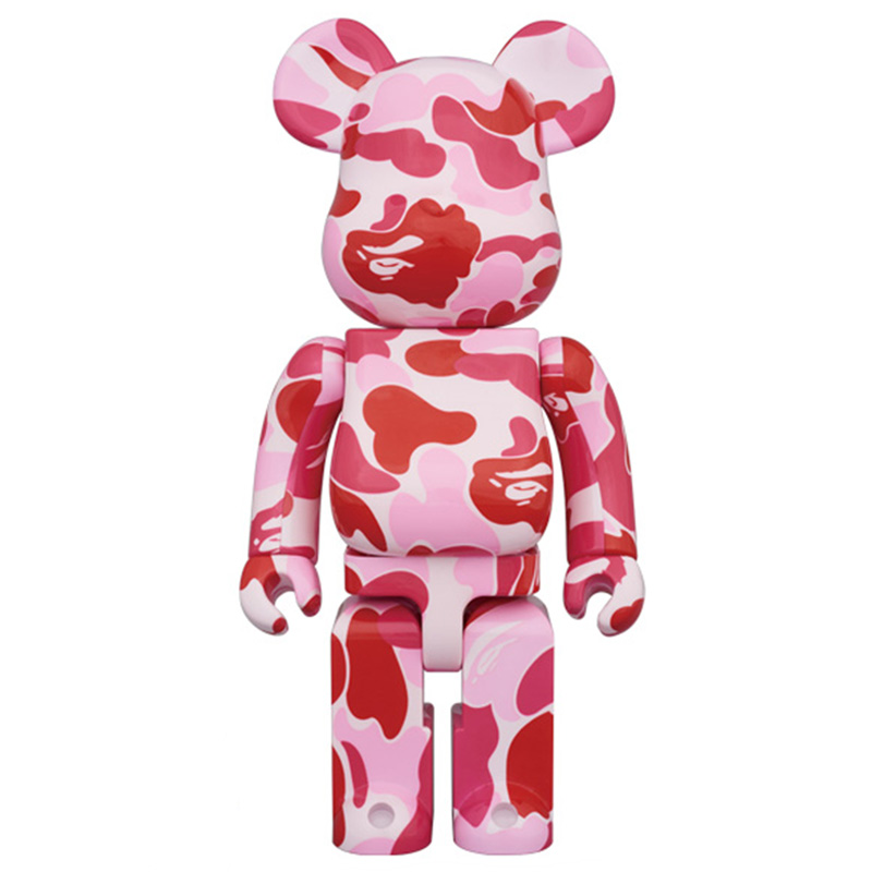 Статуэтка Bearbrick Camouflage Pink Розовый Красный в Барнауле | Loft Concept 
