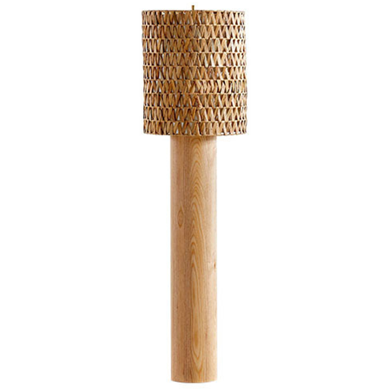 Торшер Wicker Furniture Tenny Floor Lamp Древесина Торшер Wicker Furniture Tenny Floor Lamp Древесина в Барнауле | Loft Concept