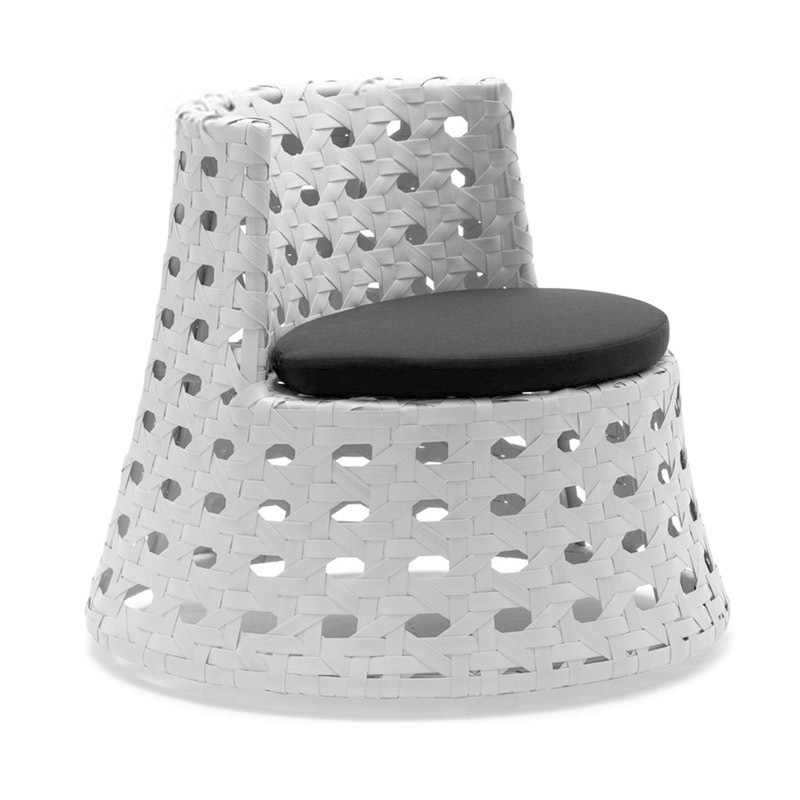 Кресло White Braid Chair Белый в Барнауле | Loft Concept 