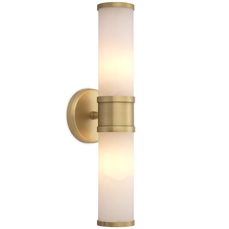 Бра Eichholtz Wall Lamp Claridges Double Латунь Бежевый Бра Eichholtz Wall Lamp Claridges Double Латунь Бежевый в Барнауле | Loft Concept