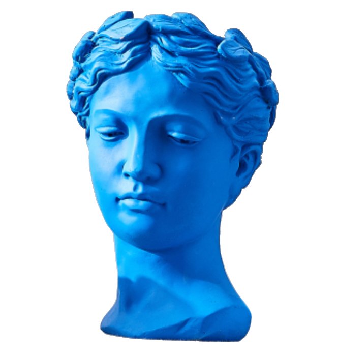 Ваза Female Bust Синий Ваза Female Bust Синий в Барнауле | Loft Concept