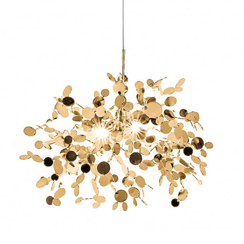 Люстра Terzani Argent Suspension Gold Pendant Lamp 40 Золотой Люстра Terzani Argent Suspension Gold Pendant Lamp 40 Золотой в Барнауле | Loft Concept