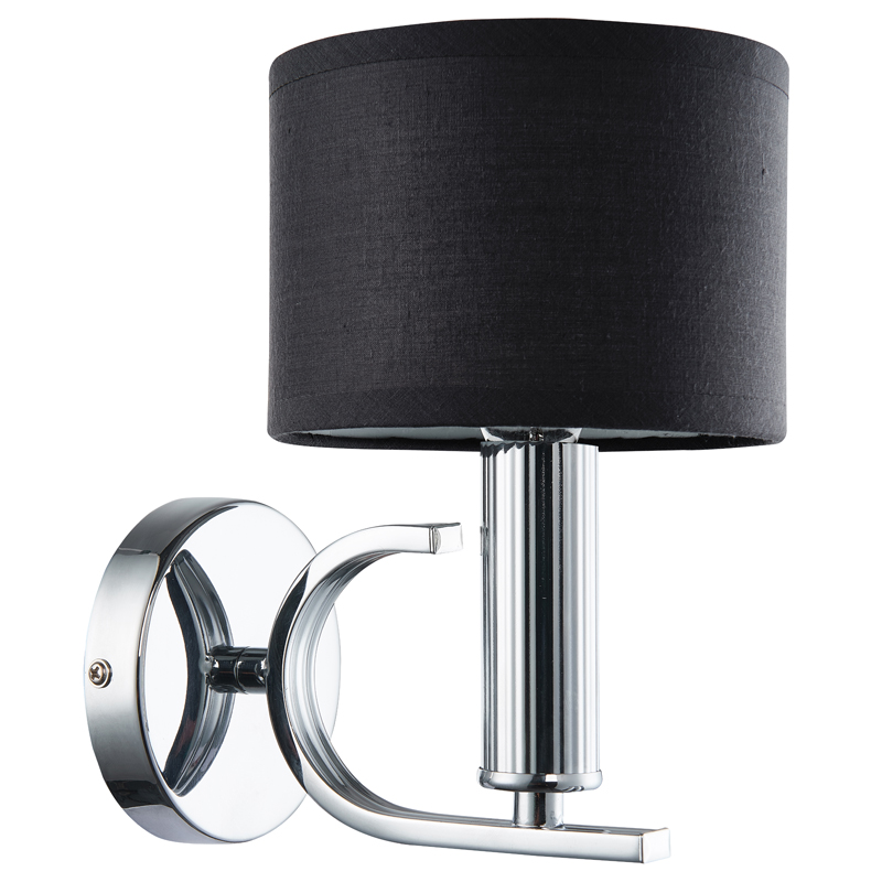 Бра Yvette Sconce Хром Черный Прозрачный Бра Yvette Sconce Хром Черный Прозрачный в Барнауле | Loft Concept