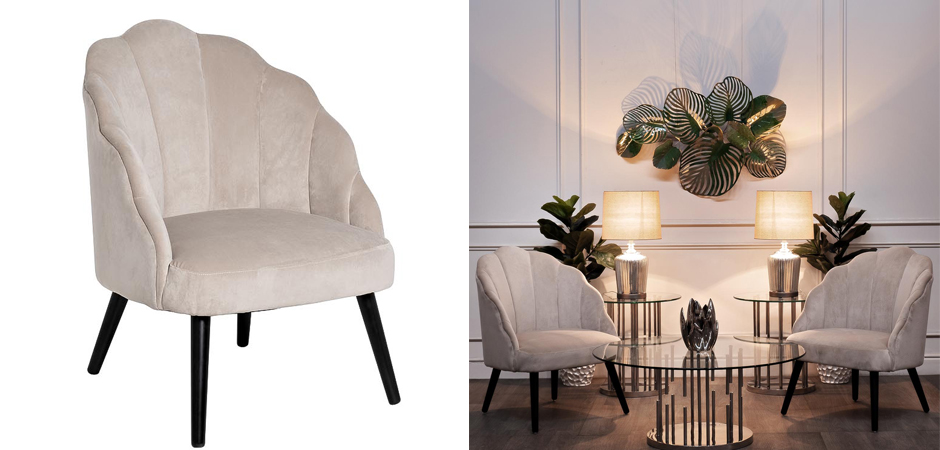 Кресло FolioFlower Armchair beige Кресло FolioFlower Armchair beige - Loft-Concept в Барнауле