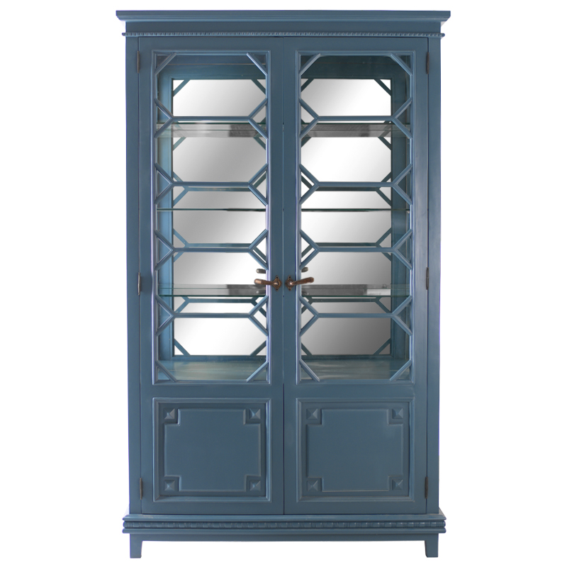 Буфет Ainsley Cabinet Серо-голубой Винтажная латунь Буфет Ainsley Cabinet Серо-голубой Винтажная латунь в Барнауле | Loft Concept