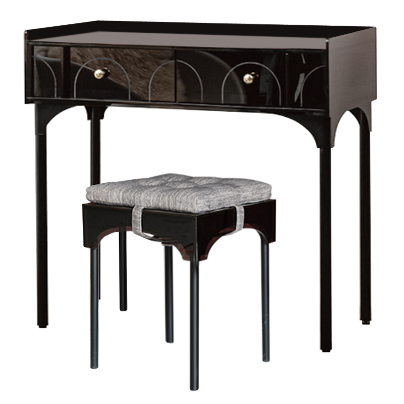 Трельяж из акрила Acrylic Dressing Table Черный Серый Трельяж из акрила Acrylic Dressing Table Черный Серый в Барнауле | Loft Concept