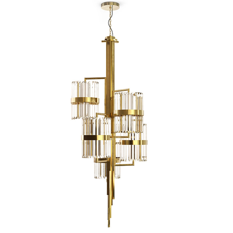 Люстра Luxxu Liberty Chandelier Глянцевое золото Прозрачный Люстра Luxxu Liberty Chandelier Глянцевое золото Прозрачный в Барнауле | Loft Concept