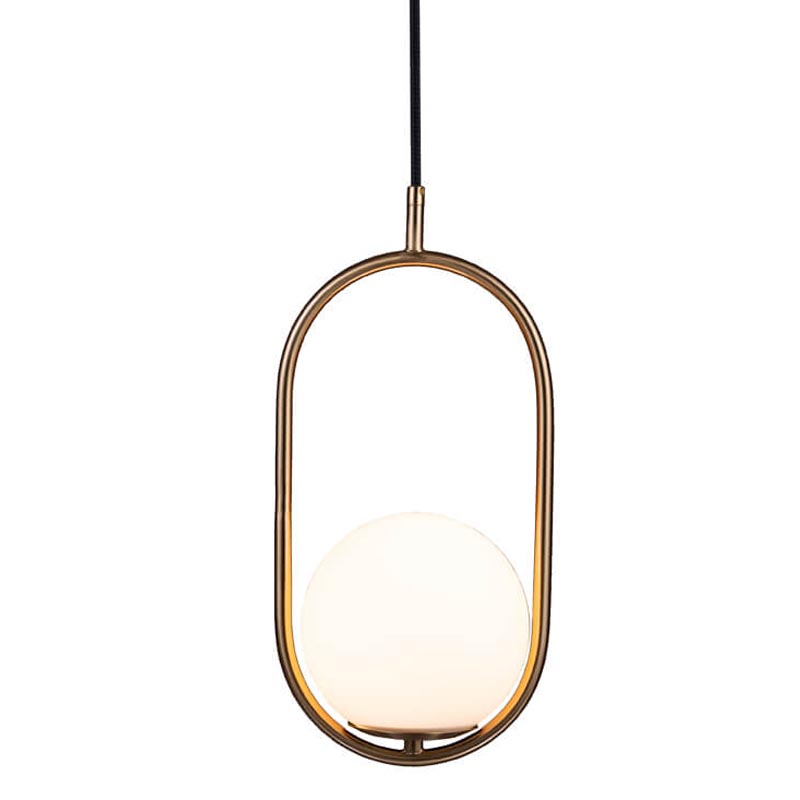 Подвесной светильник B.LUX C Ball oval copper Белый Медь Подвесной светильник B.LUX C Ball oval copper Белый Медь в Барнауле | Loft Concept