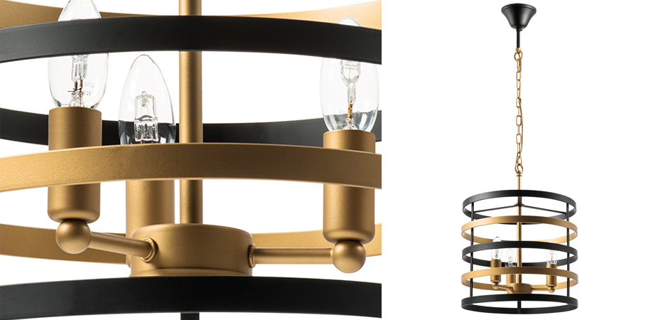 Люстра Gold Stripes Chandelier 3 Люстра Gold Stripes Chandelier 3 - Loft-Concept в Барнауле