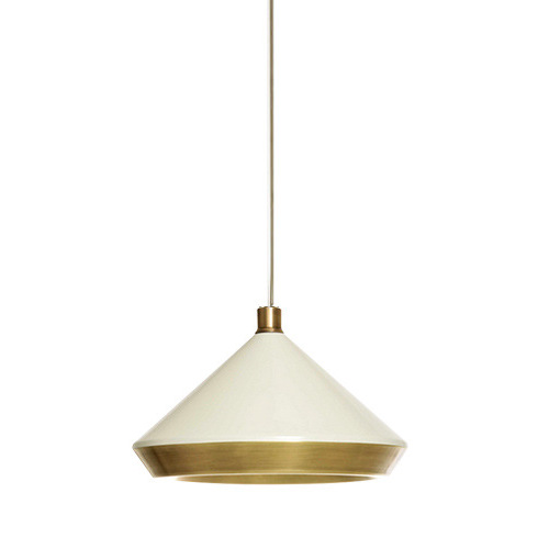 Подвесной светильник Bert Frank SHEAR Pendant белый Белый Золотой Подвесной светильник Bert Frank SHEAR Pendant белый Белый Золотой в Барнауле | Loft Concept