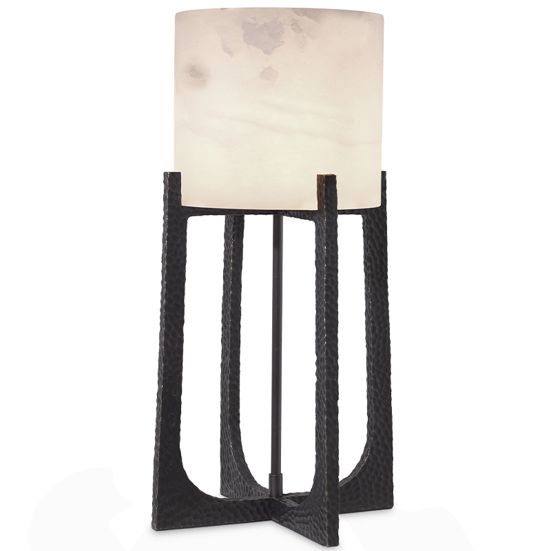 Настольная лампа Eichholtz Table Lamp Frazer S Белый Черный Темная бронза Настольная лампа Eichholtz Table Lamp Frazer S Белый Черный Темная бронза в Барнауле | Loft Concept