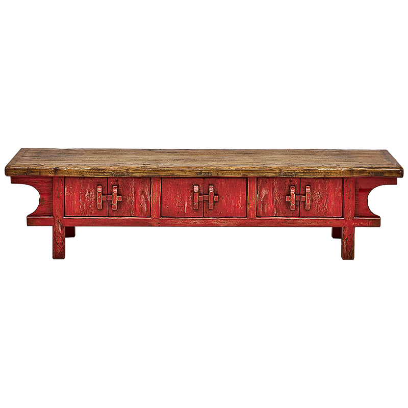 Тумба Chinoiserie TV stand Древесина Красный Тумба Chinoiserie TV stand Древесина Красный в Барнауле | Loft Concept