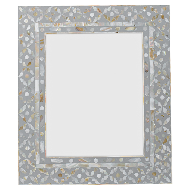 Рама для фото Bone Inlay Pearl Gray L Перламутровый Серый Рама для фото Bone Inlay Pearl Gray L Перламутровый Серый в Барнауле | Loft Concept