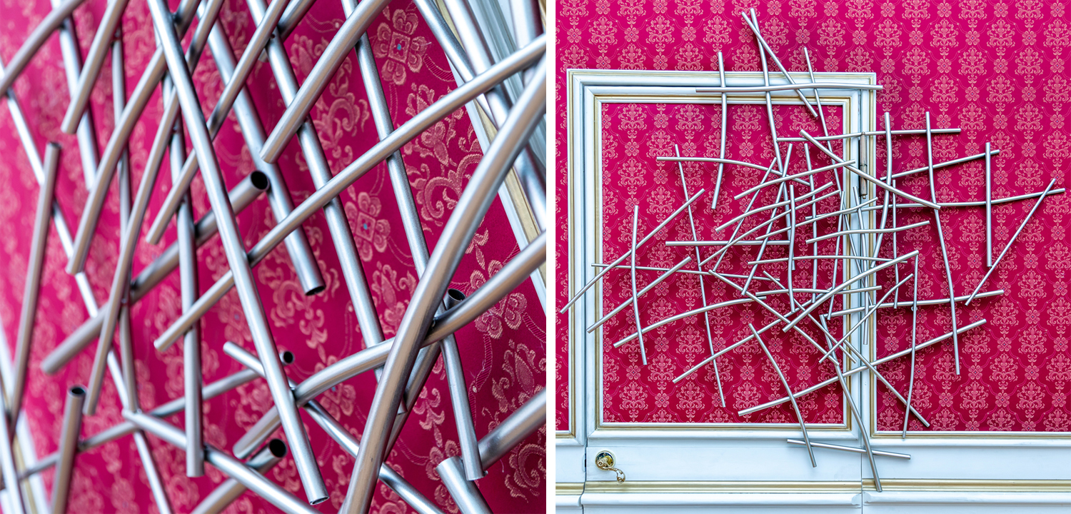 Арт-объект Metal Pipe Connection - фото