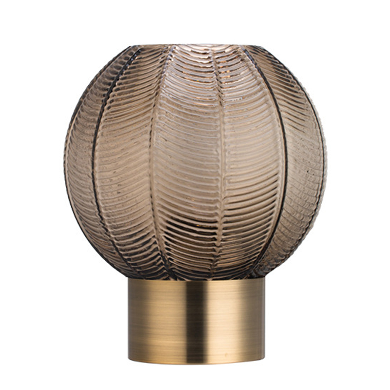 Ваза Vase Golden Throat Ball Gray Серый Глянцевое золото Ваза Vase Golden Throat Ball Gray Серый Глянцевое золото в Барнауле | Loft Concept