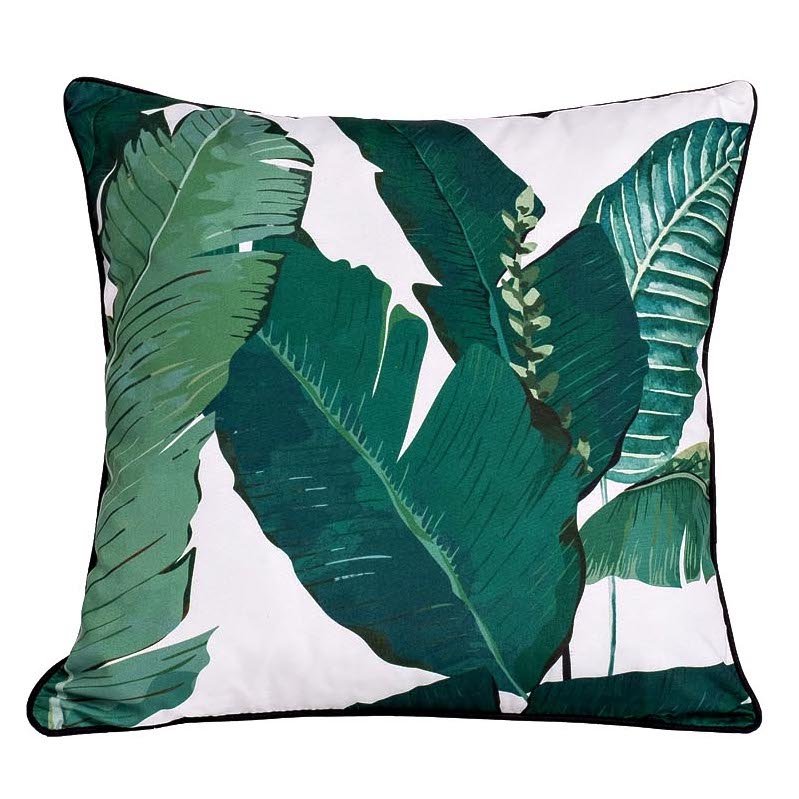 Подушка Tropical Leaves Зеленый Подушка Tropical Leaves Зеленый в Барнауле | Loft Concept