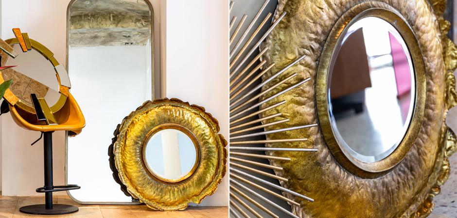 Зеркало Chlodio Golden Petals Mirror Зеркало Chlodio Golden Petals Mirror - Loft-Concept в Барнауле