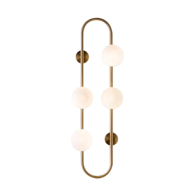 Бра HOOP WALL Lamp Gold 4 Золотой Белый Бра HOOP WALL Lamp Gold 4 Золотой Белый в Барнауле | Loft Concept