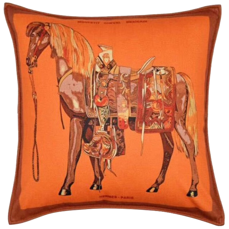 Декоративная подушка Hermes Horse 111 Декоративная подушка Hermes Horse 111 в Барнауле | Loft Concept