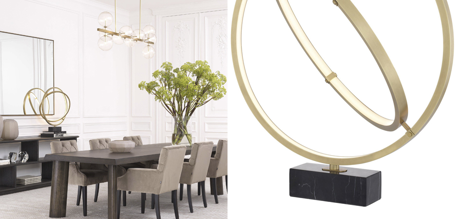 Настольная лампа Eichholtz Table Lamp Cassini Настольная лампа Eichholtz Table Lamp Cassini - Loft-Concept в Барнауле