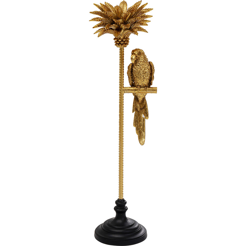 Подсвечник Golden Parrot on a palm tree Золотой Подсвечник Golden Parrot on a palm tree Золотой в Барнауле | Loft Concept