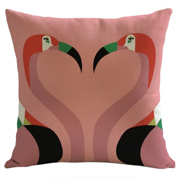 Декоративная подушка Flamingo #9 Мульти Декоративная подушка Flamingo #9 Мульти в Барнауле | Loft Concept