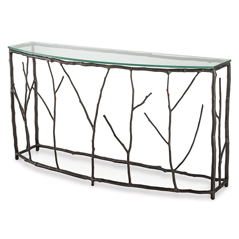 Консоль Eichholtz Console Table Antico L Прозрачное Стекло Темная бронза Консоль Eichholtz Console Table Antico L Прозрачное Стекло Темная бронза в Барнауле | Loft Concept