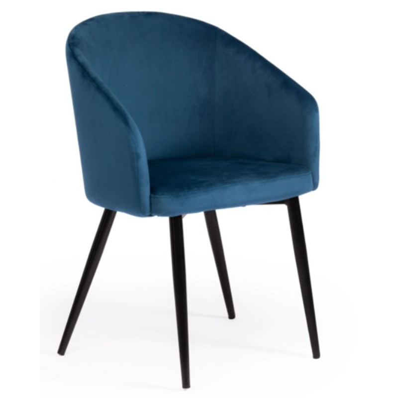 Стул Keane Blue Chair Синий Черный Стул Keane Blue Chair Синий Черный в Барнауле | Loft Concept