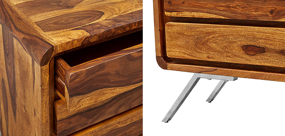 Комод деревянный на металлических ножках Liam Wood Commode Комод деревянный на металлических ножках Liam Wood Commode - Loft-Concept в Барнауле