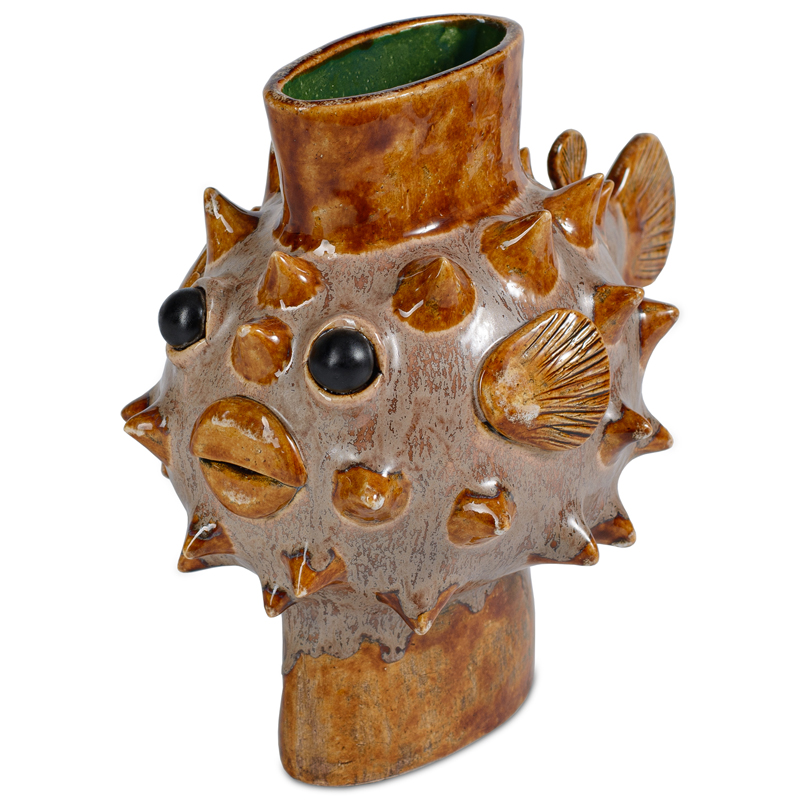 Ваза Puffer Fish Vase Карамель Ваза Puffer Fish Vase Карамель в Барнауле | Loft Concept