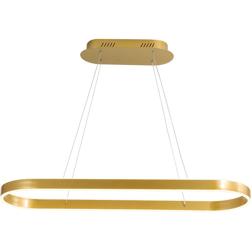 Люстра Ribbon Oval Chandelier Золотой Люстра Ribbon Oval Chandelier Золотой в Барнауле | Loft Concept