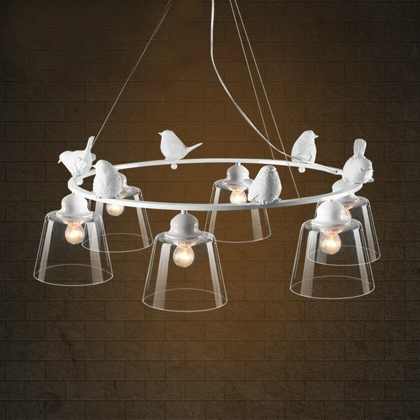 Люстра Provence Bird Chandelier Белый Люстра Provence Bird Chandelier Белый в Барнауле | Loft Concept