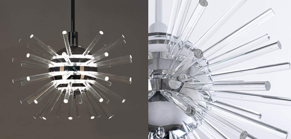 Bakalowits Miracle Sputnik Chandelier with Crystal Glass Rods Bakalowits Miracle Sputnik Chandelier with Crystal Glass Rods - Loft-Concept в Барнауле