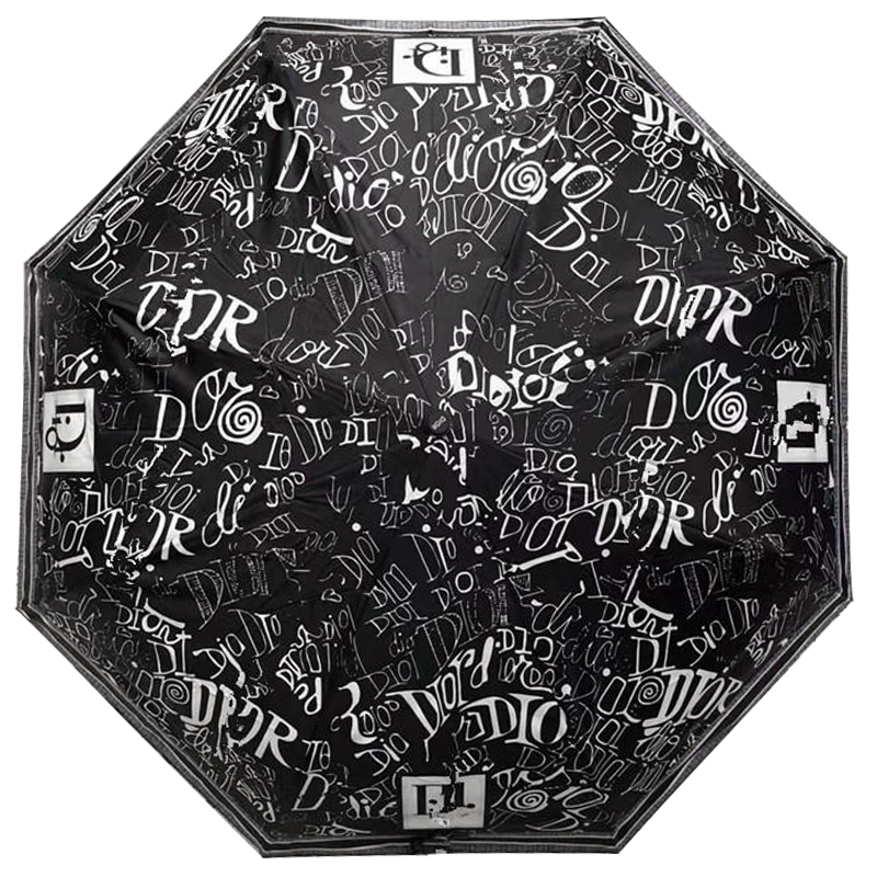 Зонт раскладной CHRISTIAN DIOR дизайн 011 Черный цвет Черный Зонт раскладной CHRISTIAN DIOR дизайн 011 Черный цвет Черный в Барнауле | Loft Concept
