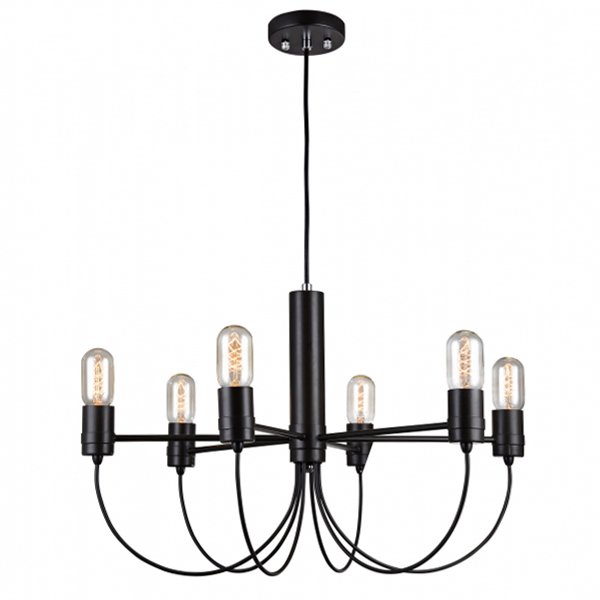 Люстра Loft Bars Fountain Chandelier 6 Черный Люстра Loft Bars Fountain Chandelier 6 Черный в Барнауле | Loft Concept