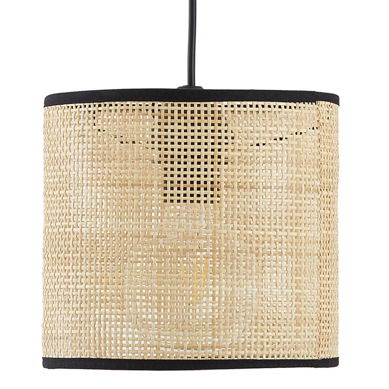 Подвесной светильник Ottar Wicker beige black Бежевый Черный Подвесной светильник Ottar Wicker beige black Бежевый Черный в Барнауле | Loft Concept