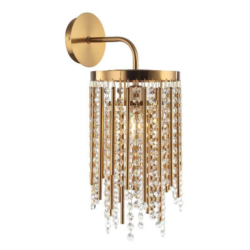 Бра Crystal Wind Chimes Bronze Wall Lamp Бронза Прозрачный Бра Crystal Wind Chimes Bronze Wall Lamp Бронза Прозрачный в Барнауле | Loft Concept