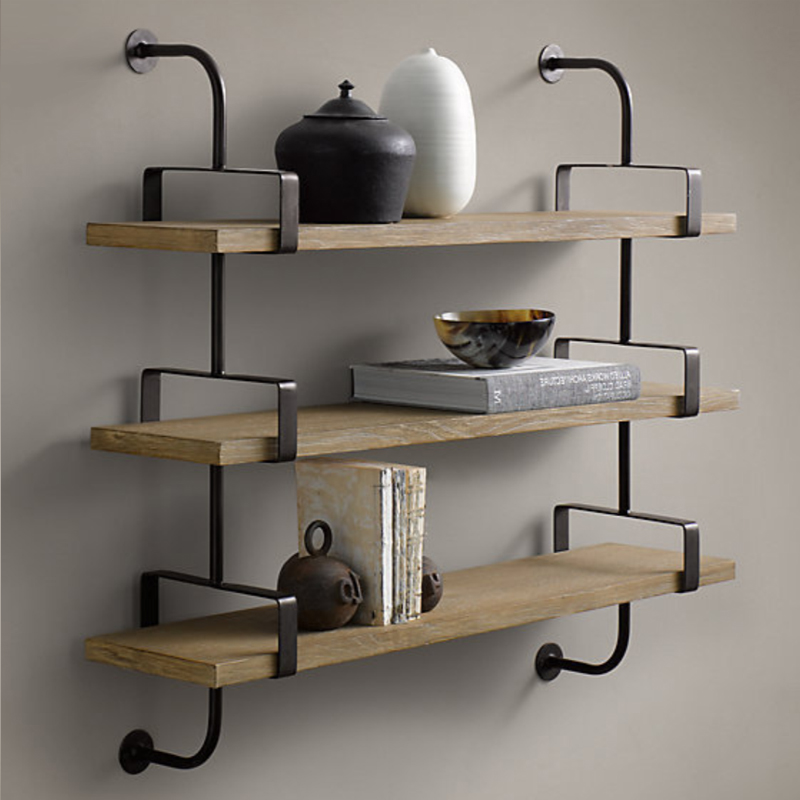 Полка из Дуба RH SHELVING & LEDGES 105 см Графит Полка из Дуба RH SHELVING & LEDGES 105 см Графит в Барнауле | Loft Concept