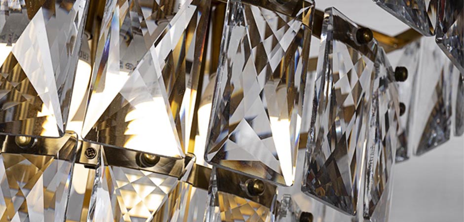 Люстра Tiers Crystal Light Chandelier brass 7 Люстра Tiers Crystal Light Chandelier brass 7 - Loft-Concept в Барнауле