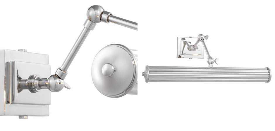 Бра Eichholtz Wall Lamp Luca L Nickel Бра Eichholtz Wall Lamp Luca L Nickel - Loft-Concept в Барнауле