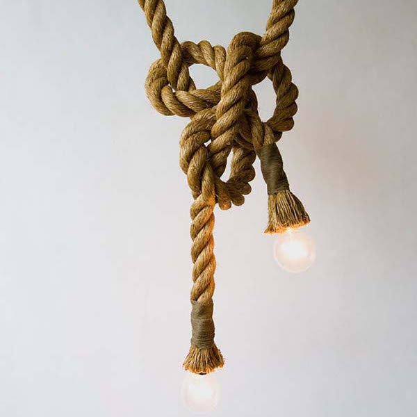 Подвесной светильник Rope Double Подвесной светильник Rope Double в Барнауле | Loft Concept