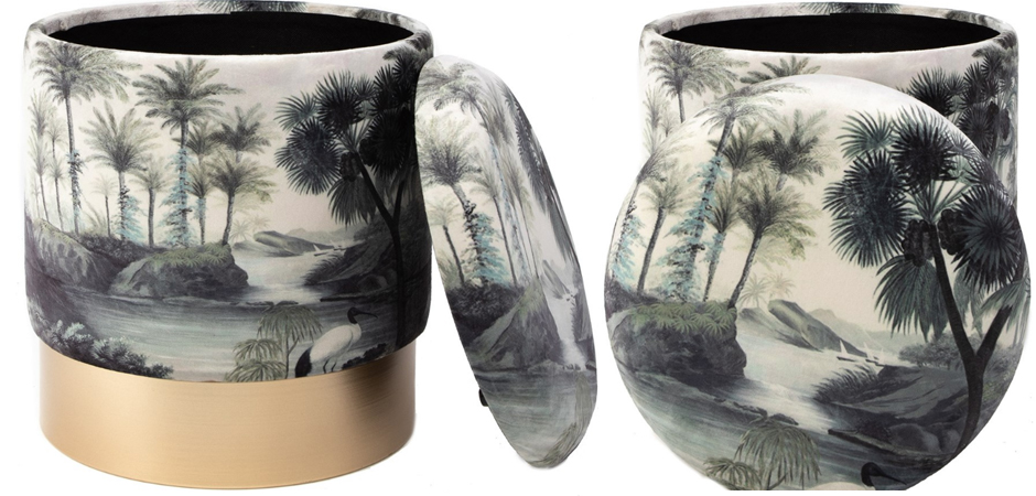 Пуф PUF Jungle Print river&tree small Пуф PUF Jungle Print river&tree small - Loft-Concept в Барнауле
