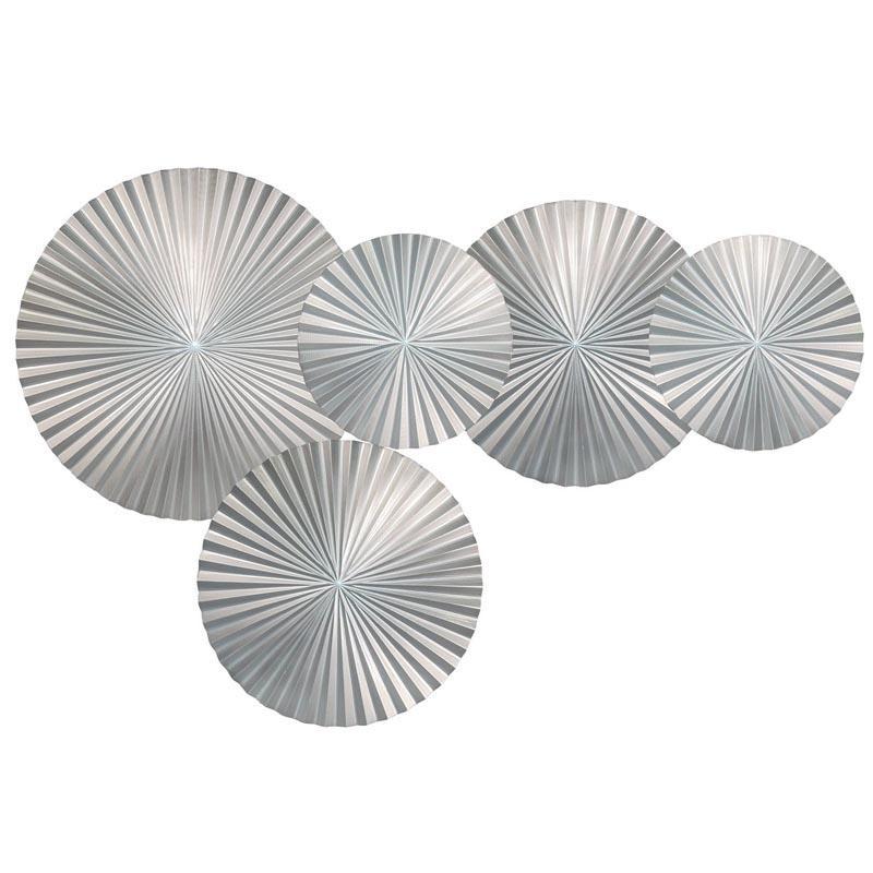 Арт-объект Apollo Silver Wall Plaque Disc 5 Серебряный Арт-объект Apollo Silver Wall Plaque Disc 5 Серебряный в Барнауле | Loft Concept
