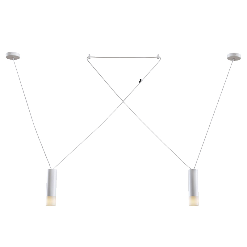 Wireflow LED White Suspension lam 2 патрона Белый Wireflow LED White Suspension lam 2 патрона Белый в Барнауле | Loft Concept