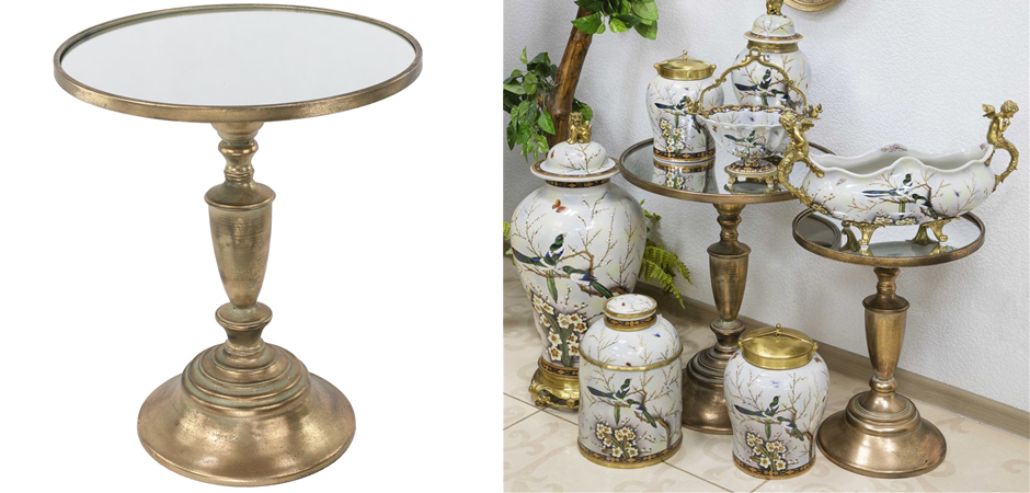 Приставной стол Table Bronze Glass Приставной стол Table Bronze Glass - Loft-Concept в Барнауле