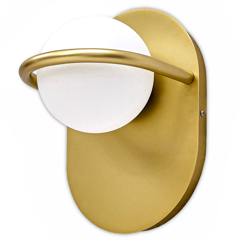 Бра Gold Holds Ball Sconces Золотой Белый Бра Gold Holds Ball Sconces Золотой Белый в Барнауле | Loft Concept