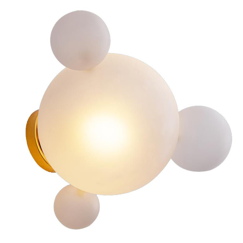 Бра Giopato & Coombes Bolle Wall 04 Bubbles white Белый Золотой Бра Giopato & Coombes Bolle Wall 04 Bubbles white Белый Золотой в Барнауле | Loft Concept